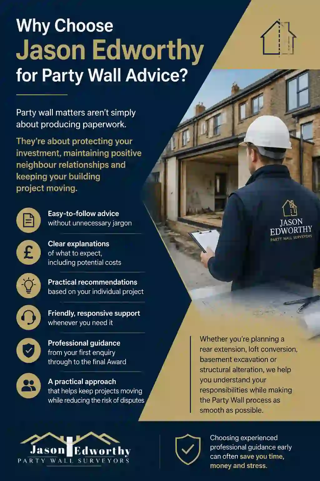 Why Choose Jason Edworthy for Party Wall Advice Basildon?